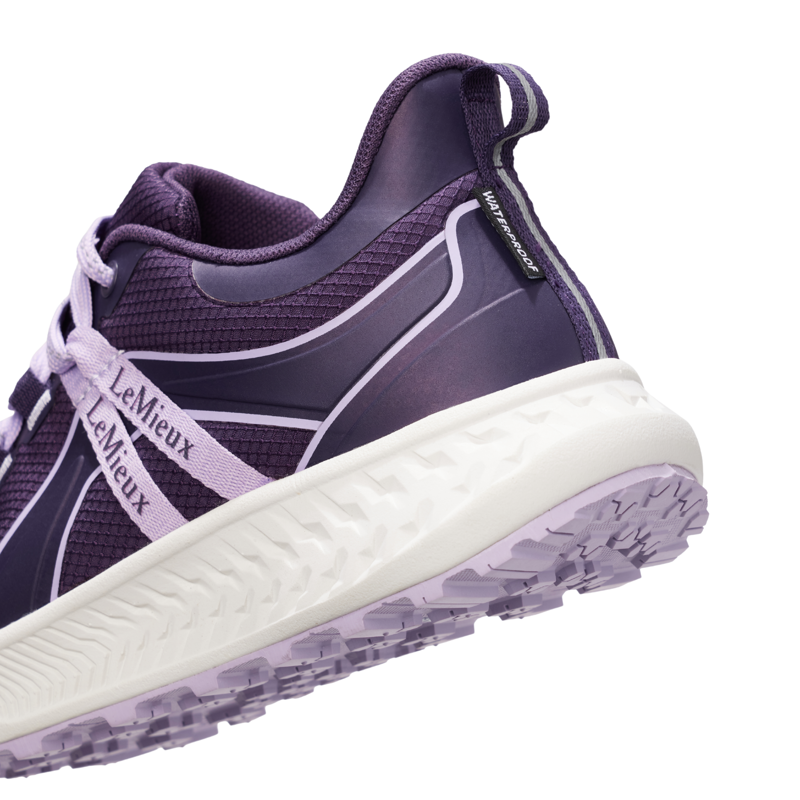 LeMieux Youth Trax Viva Waterproof Trainer in Juniper/Lilac-3
